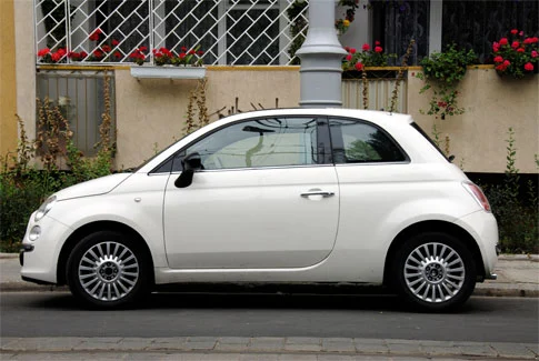 fiat 500 weißer Fiat 500 – Beispiel für Gebrauchtwagenankauf Ilsede