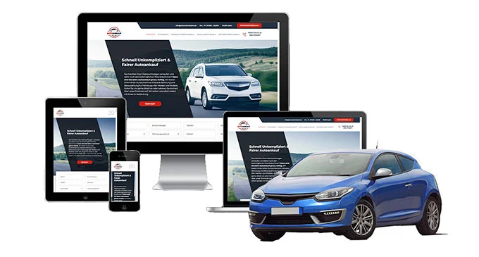 ankauf mobil Ankaufseite mobil – Autoankauf Ilsede mit rotem PKW